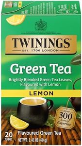 Twinings of London Lemon Green Tea, 20 Count (Pack of 6)