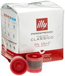 illy Coffee, Classico Espresso Coffee Capsules, Medium Roast, 100 Percent Arabica Coffee Beans, 18 Capsules