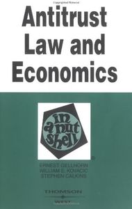 Antitrust Law and Economics in a Nutshell (Nutshells)
