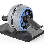 PROIRON Ab Roller Exercise Wheel,Rebound Abdominal Wheel,Abdominal Exercise Roller with Knee Pad for Abdominal & Core Strength Training,Abs Rollout Training Home and Gym-Greyish Blue