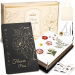 Aboofx Extra Large Flower Press, 13.4" x 8.7" 10 Layers Wooden Flower Pressing Kit with Storage Bag, Flower Pressing Kit for Adults, Pressed Flower Plant Preservation Kit DIY Art and Craft