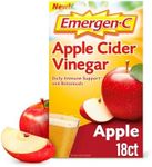 Emergen-C Apple Cider Vinegar Vitamin C Fizzy Drink Mix, Dietary Supplement for Immune Support, Apple - 18 Count