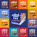 Nakd Bars Multipack 48 - Nakd Fruit And Nut Bars 48 x 30-35g. Breakfast Bars Food. Vegan, Dairy Free, Wheat Free, Gluten Free Bars. (Nakd Bars 48 and Nakd Bar)