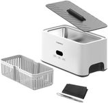 SWAREY Ultrasonic Cleaner 1000ML Ultrasonic Jewellery Cleaner 45KHz Professional Sonic Cleaner with 5 Digital Timer and Degassing Function for Jewelry Eyeglasses Watches Dentures All Dental Appliances