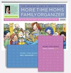 More Time Moms 2024 Family Organizer Wall Calendar (September 2023 to December 2024) + BONUS pack including The New and Original Meal Organizer + Mom’s Agenda