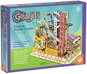 MindWare Gearjits: Carnival Marble Coaster – Wooden Puzzle Marble Run Set for Adults and Kids Ages 12 & Up