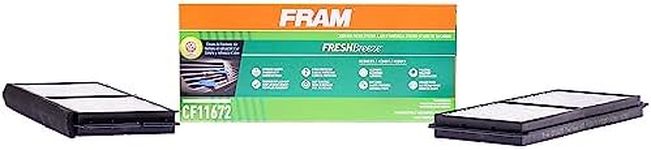 FRAM Fresh Breeze Cabin Air Filter CF11672 with Arm & Hammer Baking Soda, for Select Mazda Vehicles, white