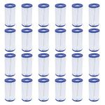 Bestway Bestway Swimming Pool Filter Pump Cartridge Type III 58012 (24 Pack)