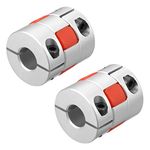 uxcell 2pcs Shaft Coupling 12mm to 12mm Bore L35xD30 Flexible Coupler Joint for Servo Stepped Motor