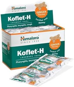 Himalaya Koflet H Lozenges (Ginger) - 10 X 6s