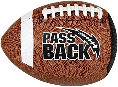 Passback Official Composite Football, Ages 14+, High School Training Football, (Ships Deflated)