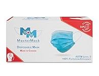 Disposable Face Masks (50pcs) - ASTM Level 3 - Made in Canada - 3 Layers of Protection (3 Ply) - Surgical Masks - Ultra Lightweight - Perfect for Indoor & Outdoor Use