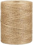 Vivifying Natural Jute Twine, 656 Feet 2mm Thick Brown Twine String for Garden, Crafts, Gifts Wrapping, Packing