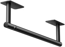 FORIOUS Under Cabinet Paper Towel Holder, Paper Towel Holder,SUS304 Stainless Steel Paper Towel Holder Wall Mount, Adhesive Paper Towel Holder for Kitchen, Sink, Cabinet, Bathroom, Matte Black