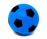 E-Deals 18cm Blue Soft Foam Sponge Indoor Outdoor Football Soccer Ball