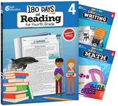 180 Days™: Reading, Writing and Math for Grade 4: 3-Book Set: Practice, Assess, Diagnose