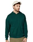 Amazon Brand - INKAST Men's Cotton Blend Neck Hooded Oversized Sweatshirt (INK-A23-SW-42_Garden Green, X_Large)