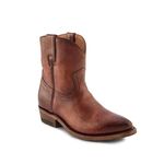 Frye Women's Billy Short Leather Boots Redwood/Washed Veg Leather, Size 8.5