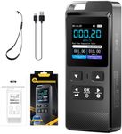 Geiger Counter Nuclear Radiation Detector, Handheld Dosimeter with Audible & Visual Alerts, Timed Monitoring for Y/X/β-Ray, Medical, Nuclear Effluent, Built-in Rechargeable Battery & Portable Design