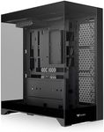 CTE E550 TG Black Mid Tower ATX Case; 3 Tempered Glass Panels; Hidden-Connector Motherboard Support; Three-Way VGA Installations; Dual Chamber Design; CA-1Z8-00M1WN-00; 3 Year Warranty