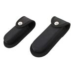 Vagocom 2Pcs Nylon Case with Belt Loop for Multitool,Pocket Knife Holder Sheath for Folding Knife(One Small Size + One Large Size)