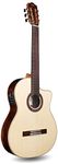 Cordoba GK Studio Negra Cutaway Flamenco Acoustic-Electric Nylon String Guitar, Iberia Series