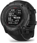 Garmin Instinct 2X Solar - Tactical Edition, Rugged GPS Smartwatch, Built-in Flashlight, Ballistics Calculator, Solar Charging Capability, Black