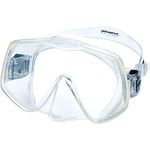 Atomic Aquatics Frameless 2 Mask (Clear, Large Fit)