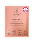 Seoulista Beauty Rosy Toes Instant Pedicure – At Home Foot Mask Treatment — Soothe and Hydrate Dry, Cracked Skin — Revitalise Neglected Feet— With Rose Oil, Aloe Vera and Beeswax — Award Winning