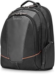 EVERKI Flight Business - Spacious Business Backpack for 16-inch Laptops, Large Compartments, Travel Laptop Backpack, Extra Large Bookbags for Men, Capacity of 28.5-L (EKP119), Black