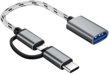 2-in-1 USB C/Micro USB to USB Adapt