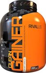 Rivalus Rival Nutrition Clean Gainer | High Protein Lean Mass Gainer Powder | 560 Calories, 30g Protein, 99g Multi-Source Carbs | 15 Servings (5LB, Vanilla)