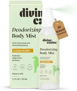 Divine Canine Cleansing Hair and Body Spray for Dogs - 5.1 Fl Oz of Dog Deodorizer, Long Lasting Formula - Everyday Body Spray with Aloe, Lemongrass Oil, and More - Made in The USA
