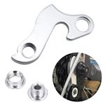 Aluminum Alloy Bike Rear Derailleur Hanger, Rear Gear Hange Rear Derailleur Hanger Transmission Tail Hook, Rear Gear Mech Derailleur Hanger Hook Dropout Frame for Most Bikes