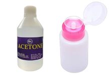 ACETONE (4OOml) WITH PUMP SPRAY BOTTLE FOR NAIL POLISH REMOVING