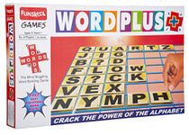 Funskool Games, Word Plus, Educational Word Building Game, for Kids & Family, 1 or More Players,Pack of 1, Ages 6 and Above