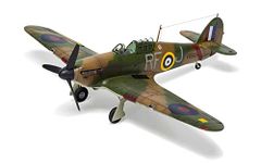 Airfix Model Set - A05127A Hawker Hurricane Mk.I Model Building Kit - Plastic Model Plane Kits for Adults & Children 8+, Set Includes Sprues & Decals - 1:48 Scale Model