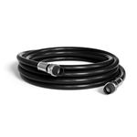 THE CIMPLE CO 3' Feet, Black RG6 Coaxial Cable with Rubber booted - Weather Proof Indoor/Outdoor Rated Connectors, F81 / RF, Digital Coax for CATV, Antenna, Internet, Satellite, and More