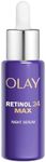 Olay Retinol 24 MAX* Night Serum for Face, Skincare with +40%* Glycerin. Anti Ageing Renewal Skin Care with 3 Actions: Smooths, Renews and MAX* Hydrates, 40ml (*vs Retinol24 Night Serum)
