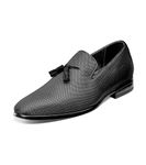 Stacy Adams Men's Tazewell Tassel Slip-on Loafer, Black, 11.5