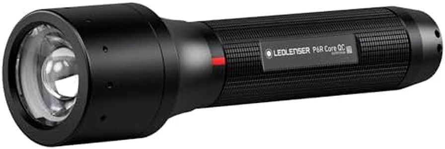Ledlenser P6R Core QC, 4 Color Focusing Flashlight, Advanced Focus System, Rapid Focus, Multicolor Strobe, Micro-USB Rechargeable Port