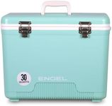 ENGEL Cooler Box 30qt (28.4 litres) Leak-Proof, Air Tight, Drybox Cooler for Camping, Fishing, Hiking, Small Hard Shell Lunchbox Cooler for Men & Women