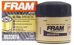 FRAM Ultra Synthetic 20,000 Mile Protection Oil Filter, XG3387A with SureGrip (Pack of 1) Fits Select Chevrolet, Pontiac, Buick, Model Years