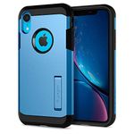 Spigen Tough Armor [Military Grade] Designed for iPhone XR Case 6.1 inch - Blue