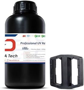 Siraya Tech Blu 3D Printer Resin 1000g Obsidian Black Strong and Precise High Resolution 3D Printing Resin 405nm UV-Curing Rapid Resin for LCD DLP 3D Printer