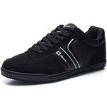 alpine swiss Liam Mens Fashion Sneakers Suede Trim Low Top Lace Up Tennis Shoes BLK 13 M US