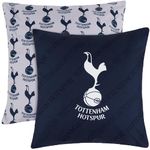 Tottenham Hotspur F.C. Square Cushion Covers, 39 x 39cm Bed, Sofa Cushion Cover Pack of 2 - Spurs Gifts