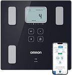 The Smart Body Analysis Scale Omron Viva with Bluetooth Measures Body Fat, Weight, visceral Fat, Skeletal Muscle Mass, Basic Turnover and BMI