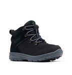 Columbia Youth Unisex Fairbanks Mid, Black/Graphite, 7