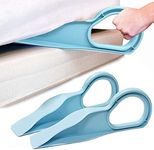 MOREASE 2 Pack Mattress Wedge Elevator, Easy to Use Mattress Lifter, Handy Wedge Mattress, Ergonomic Mattress Wedge Elevator, for Alleviate Back Pain Easy to Allow Quickly Tuck in Sheet